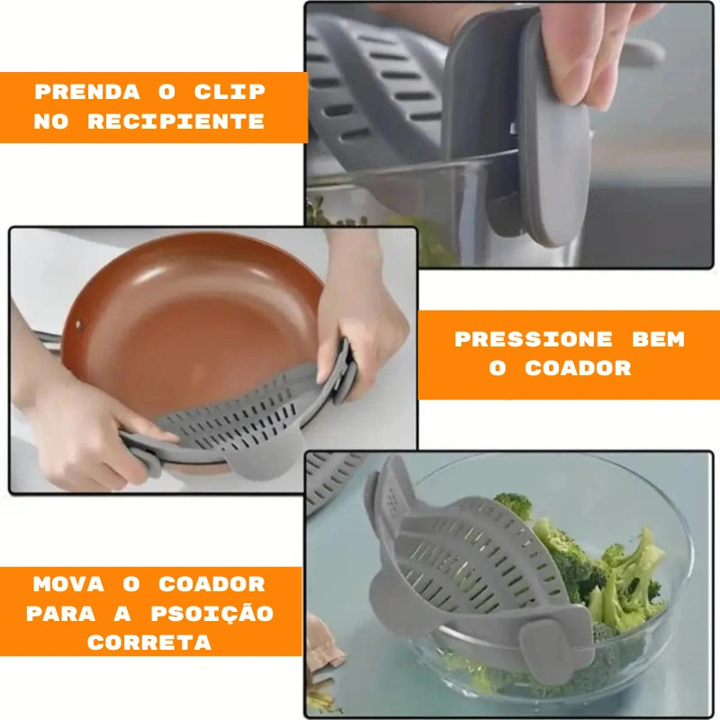 Coador Mall - Coador de Alimentos Com Grampo