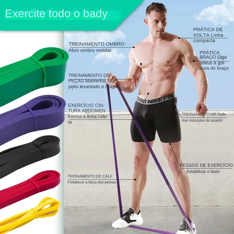 TrainFlex Pro - Faixa de Látex Para Exercicios