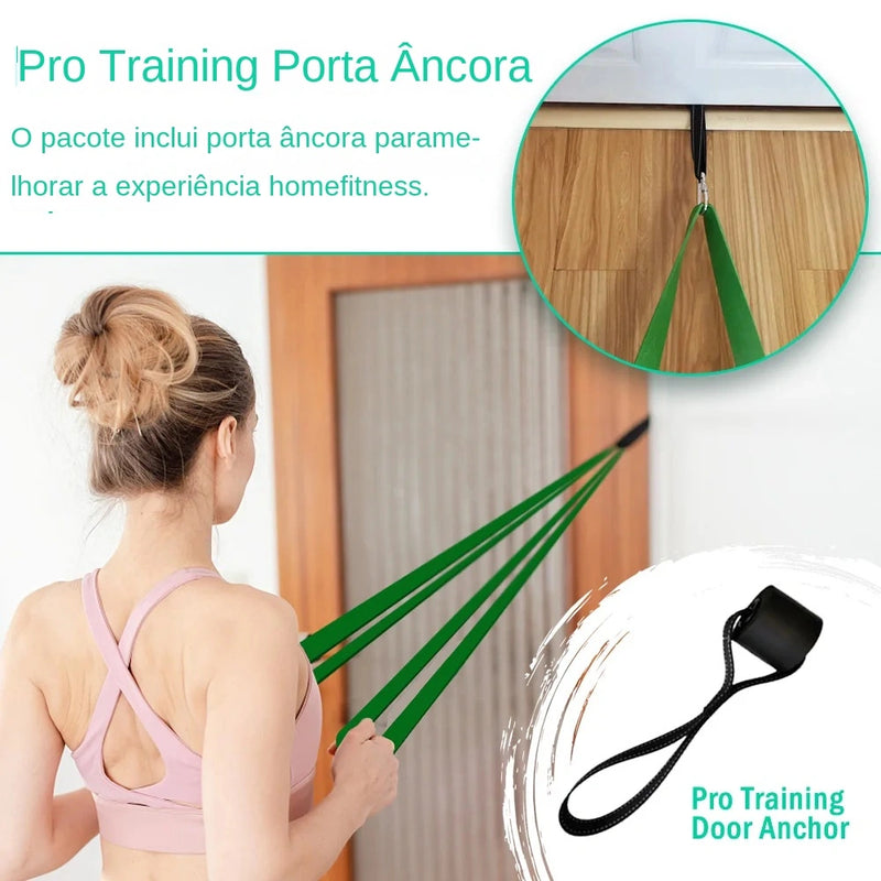 TrainFlex Pro - Faixa de Látex Para Exercicios